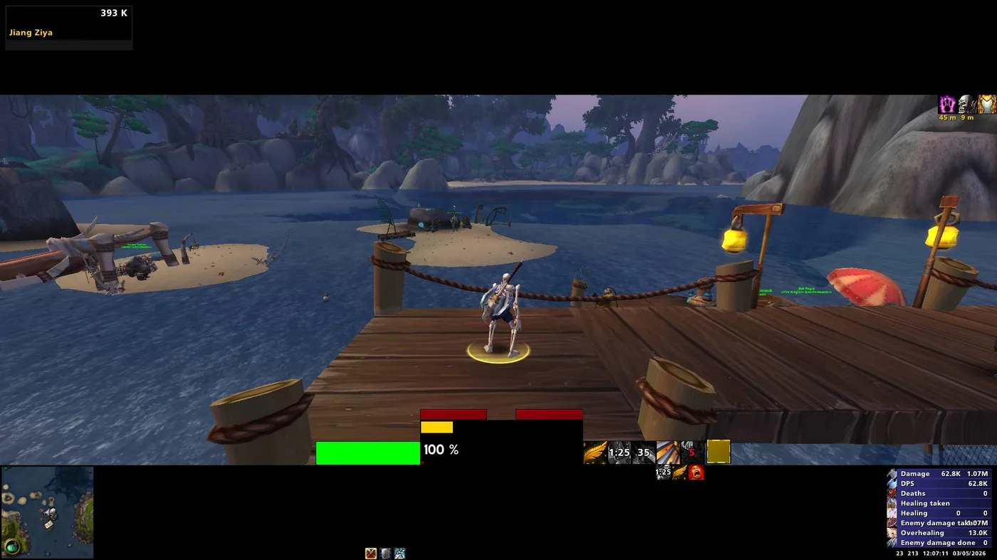 Fishing dock view