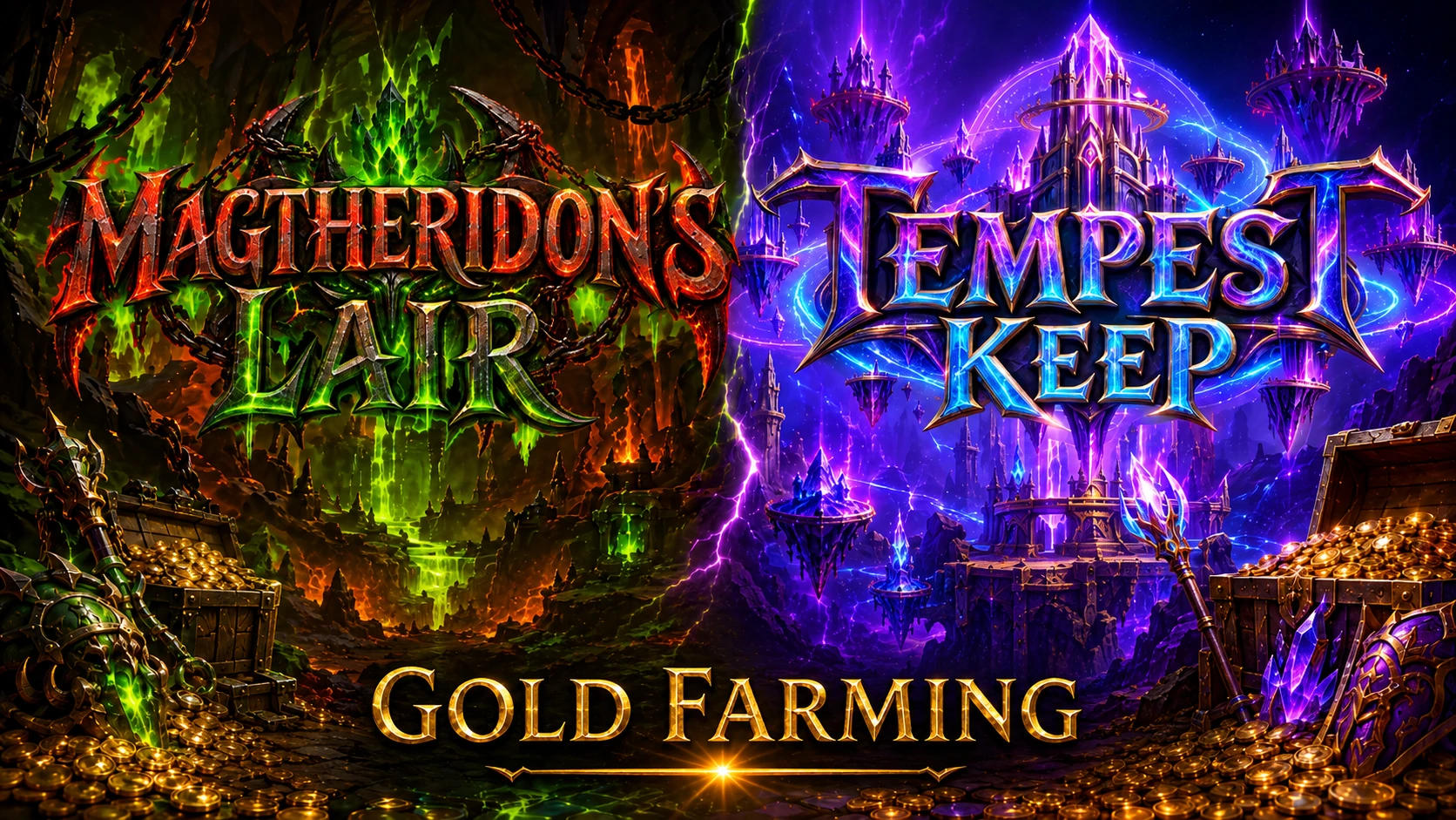 Magtheridons Lair +Tempest Keep Gold Farming Solo Rogue POV thumbnail